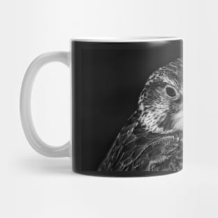 Saker Falcon Intimate Portrait Mug